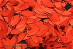 Sequin, Oval, Vintage, 16MM, Cherry Red
