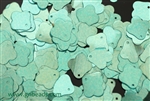 Sequin, Vintage, 12MM, Clover, Aqua