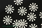 Sequin, Flower, 16MM, Vintage, Silver