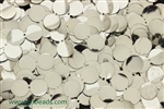 Sequin, Double 8MM Round, Vintage, 16MM, Silver