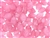 Vintage Czechoslovakian Matrix Beads / Oval Pink Coral
