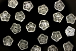 Vintage Sew On Beads / Flower 8MM Crystal