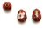 Cloisonne Beads,Vintage / Egg 16MM Red