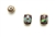 Cloisonne Beads,Vintage / Tube 11MM Plum