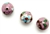 Cloisonne Beads,Vintage / Round 16MM Lilac