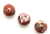 Cloisonne Beads,Vintage / Round 16MM Red