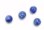 Bead, Czech, Vintage, Glass, "Silk" Lampwork Beads, 10MM, Blue