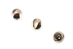 Bead, Lampwork, Glass, Vintage, Czechoslovakian, 12MM, Crystal Black Copper Fleck