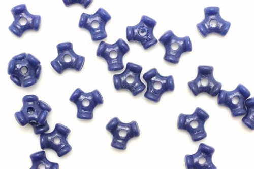 Bead, German Acrylic, Vintage, 10MM, Spinner, Blue