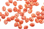 Bead, German Acrylic, Vintage, 9MM, Chip, Coral