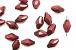 Bead, German Acrylic, Vintage, 14MM, Bicone, Brown