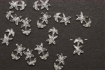 Bead, German Acrylic, Vintage, 13MM, Flower, Crystal