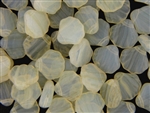 Czech Shell Beads / 14MM Cream Opal