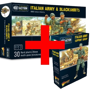 Bolt Action - Italian Army + Support Pack Deal