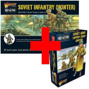 Bolt Action - Soviet Winter Infantry + Support Pack Deal