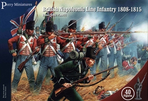 Perry Miniatures - British Napoleonic Line Infantry 1808-1815 (Plastic) Two Box Deal