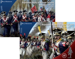 Perry Miniatures - Duchy of Warsaw Infantry Battalion & Elite Companies 1807-1814 (Plastic) Two Box Deal