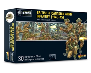 Bolt Action -  British & Canadian Army Infantry (1943-45) plastic
