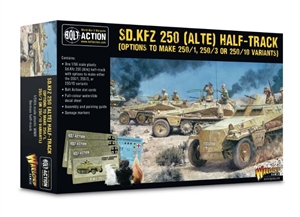 Bolt Action - Sd.Kfz 250 Alte Half-Track (Options For 250/1, 250/3 & 250/10 Variants) Plastic