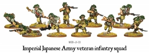 Bolt Action - Imperial Japanese Army veteran infantry squad