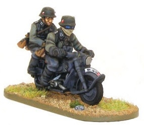 Bolt Action - Blitzkrieg German Kradschutzen Motorcycle  (1939-1942)