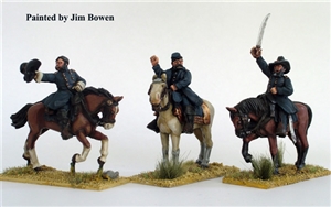 Perry Metals - ACW Union Generals Mounted