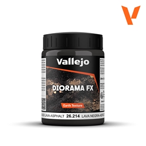 Vallejo Diorama FX - AV26.214 Black Lava-Asphalt 200ml