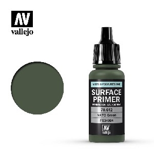 Vallejo Surface Primer - AV70.612 NATO Green 17ml
