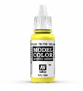 Vallejo Model Color - AV70.730 Flourescent Yellow 17ml