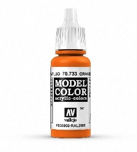 Vallejo Model Color - AV70.733 Flourescent Orange 17ml