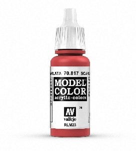 Vallejo Model Color - AV70.817 Scarlet 17ml