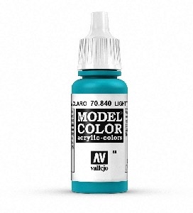 Vallejo Model Color - AV70.840 Light Turquoise 17ml