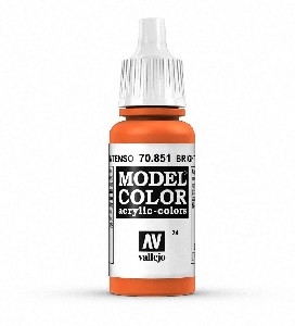 Vallejo Model Color - AV70.851 Bright Orange 17ml