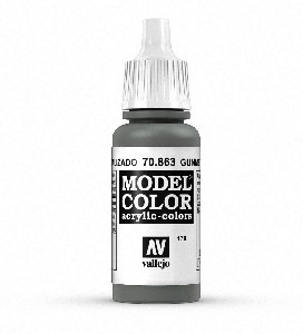 Vallejo Model Color - AV70.863 Metallic Gunmetal Grey 17ml