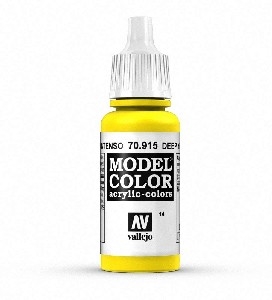 Vallejo Model Color - AV70.915 Deep Yellow 17ml