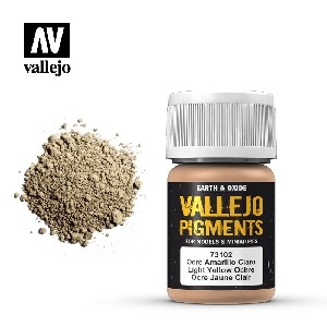 Vallejo Pigments - AV73.102 Light Yellow Ochre 30ml