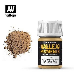 Vallejo Pigments - AV73.103 Dark Yellow Ochre 30ml