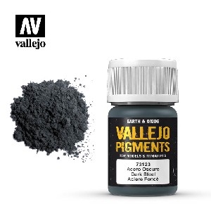 Vallejo Pigments - AV73.123 Dark Steel 30ml