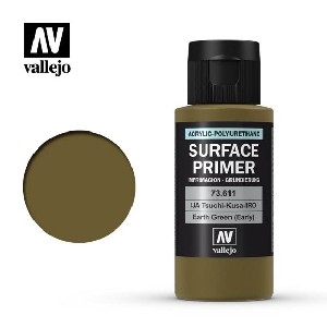 Vallejo Surface Primer - AV73.611 IJA Tsuchi Kusa IRO Earth Green (early) 60ml