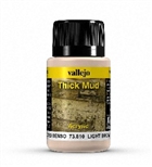 Vallejo Weathering Effects - AV73.810 Light Brown Thick Mud 40ml