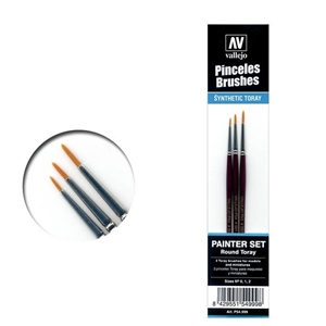 Vallejo - Painter Brush Set (0, 1 and 2)