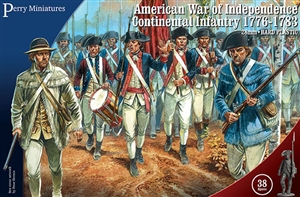 Perry Miniatures - American War of Independence Continental Infantry 1776-1783 (Plastic)