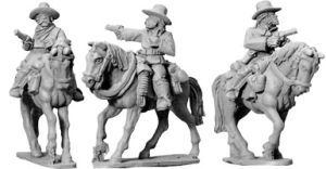 Artizan Wild West - AWW058 - 7th Cavalry w/ Pistols (Mounted)