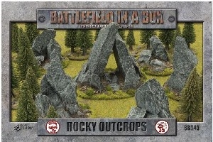 Battlefield In A Box - BB545 Rocky Outcrops (6 pcs)