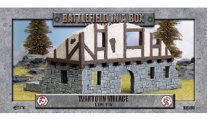 Battlefield In A Box - BB590 Wartorn Village: Large Ruin