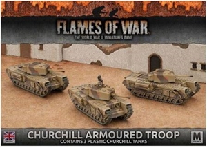 Flames of War - Desert Rats Churchill Armoured Troop