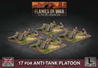 Flames of War - British 17 pdr Anti-tank Platoon BBX52 Plastic