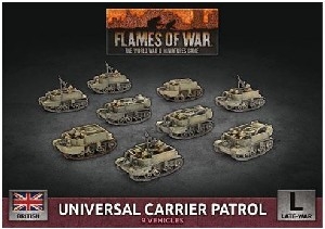 Flames of War - British Universal Carrier Patrol BBX55 Plastic