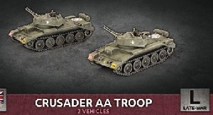 Flames of War - British Crusader Armoured AA Platoon BBX59 Plastic