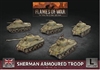 Flames of War - British Sherman Armoured Troop BBX60 Plastic